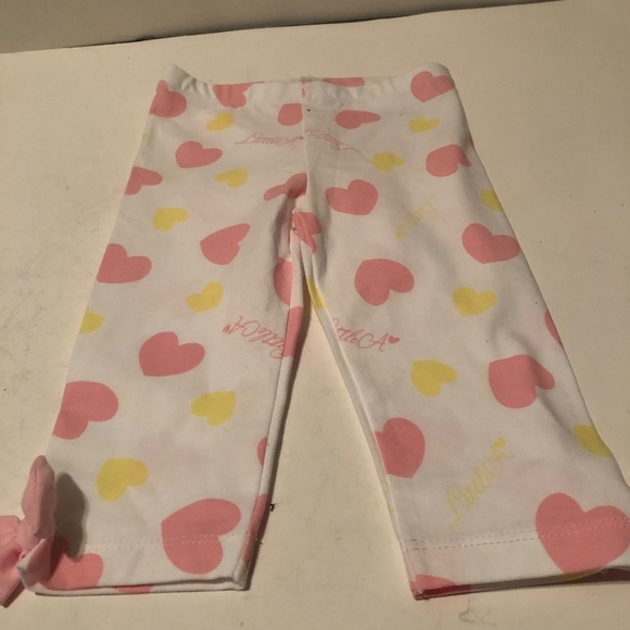 Little A Janice Pastel Hearts Heart Print Legging Set - Bright White - Picture 10 of 11